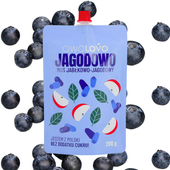 Owolovo Jagodowo Mus jabłkowo- jagodowy 200 g