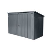 Metalowa obudowa zabudowa na kosze 3x240L śmietniki blacha ocynkowana