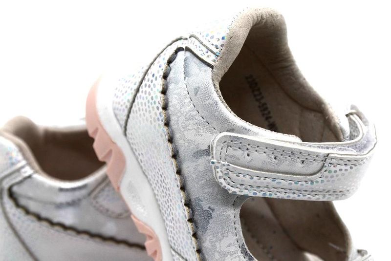 Sandały dziewczęce MISS E 23DZ23-5924 - białe 26 zdjęcie 3