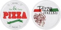 TALERZE DO PIZZY x2 TALERZ OBIADOWY PORCELANA DUŻE 30cm MIX WZORÓW
