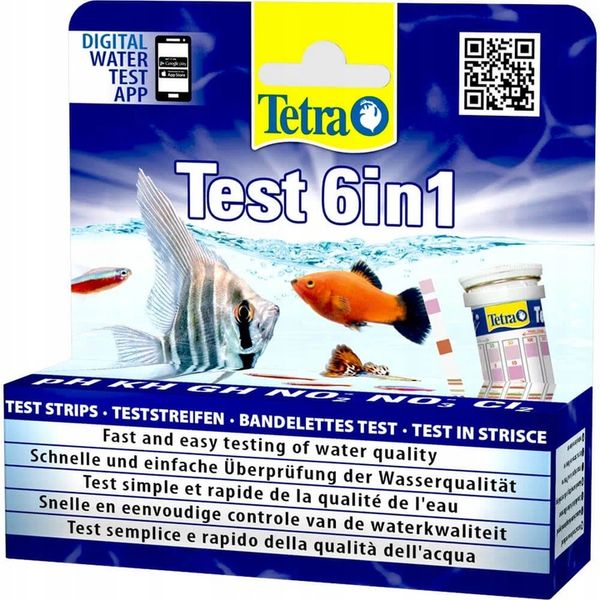 Tetra TEST 6in1 pH gH kH NO2 NO3 CL2 6w1 zdjęcie 2