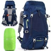 RG Camp Pojemny Plecak turystyczny 50l trekkingowy w góry podróżny stelaż