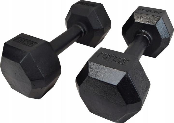 Hantla żeliwna hexagonalna HEX 10 kg zdjęcie 3