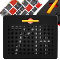 TABLICA MAGNETYCZNA KULKI 714 SZTUK WZORNIKI DO RYSOWANIA DUŻA XXL