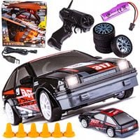 ZESTAW Samochód ZDALNIE STEROWANY RC 4x4 Auto na PILOTA do DRIFTU Toyota