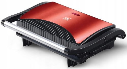 OPIEKACZ 700W TOSTER GRILL ELEKTRYCZNY Czerwony do KANAPEK PANINI na Arena.pl