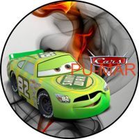 Opłatek na tort Urodziny Cars Auta Samochody Zig Zag Mcqueen