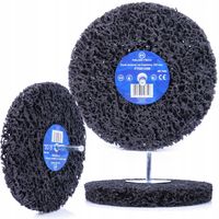 DYSK ŚCIERNY Z WŁÓKNINY NA TRZPIENIU 125MM WŁOSY MURZYNA 120MM x 12MM