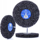 DYSK ŚCIERNY Z WŁÓKNINY NA TRZPIENIU 125MM WŁOSY MURZYNA 120MM x 12MM