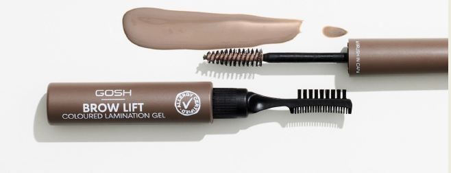 Gosh Żel do laminacji brwi 001 Gray Brown zdjęcie 1