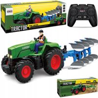 2 x ZDALNIE STEROWANY TRAKTOR PODNOŚNIK PŁUG OBRACANY CICHE KOŁA FIGURKA MA