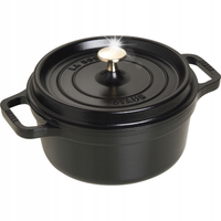 Staub La Cocotte Garnek żeliwny okrągły 2.6 ltr, czarny