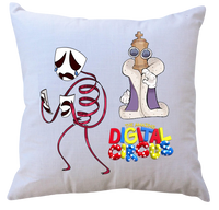 Poduszka z wkładem The Amazing Digital Circus - Niesamowity cyfrowy cyrk