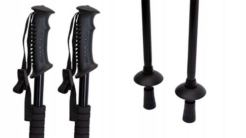 KIJE TREKKINGOWE DO NORDIC WALKING LINE SPORT REGULOWANE LEKKIE CZARNE na Arena.pl