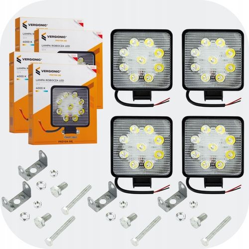 LAMPA LEDOWA ROBOCZA IP 65 SZPERACZ LED 12V LAMPY HALOGENY SAMOCHODOWE na Arena.pl