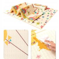 MATA EDUKACYJNA SKLADANA PIANKOWA DWUSTRONNA XPE 200x150