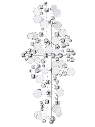 Interesująca dekoracja ścienna z elementami lustrzanymi na Arena.pl