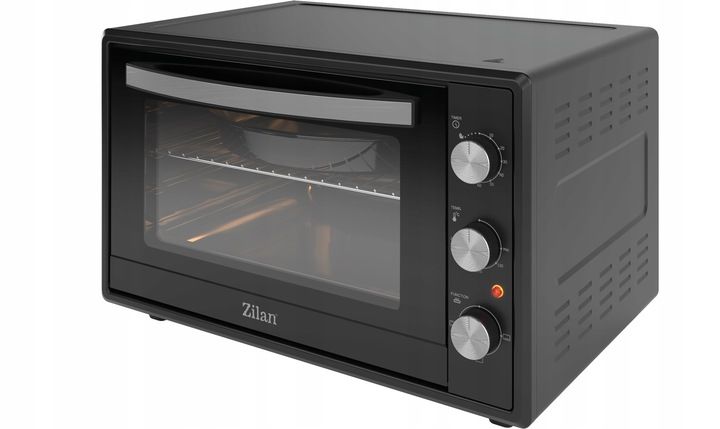PIEKARNIK ELEKTRYCZNY MINI GRILL TIMER CZARNY XXL 2000W 65L zdjęcie 7