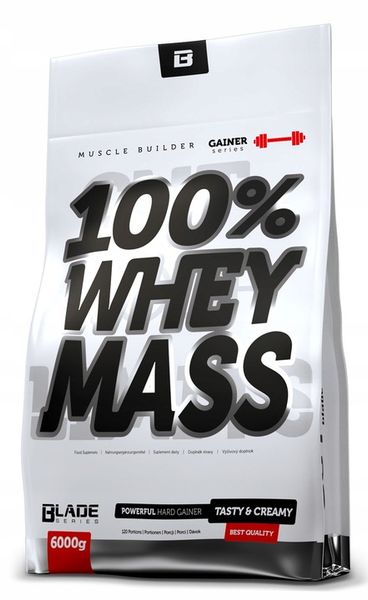 HI TEC BLADE 100% Whey Mass 6000g MASA GAINER zdjęcie 1