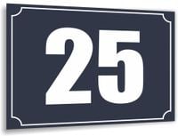 Tabliczka Tablica ADRESOWA twój numer domu ulica adres 20x15 dibond antacyt