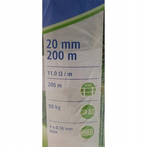 Taśma BASIC 20mm 200m do pastucha dla koni PASTUCH na Arena.pl