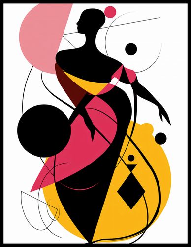 Plakat 50x65cm Sylwetka Gracji na Arena.pl