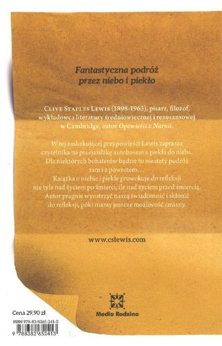 Podział ostateczny - C.S. Lewis - oprawa miękka na Arena.pl