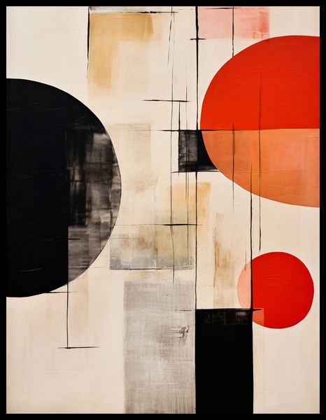 Plakat 50x65cm Abstrakcyjna Symetria zdjęcie 2