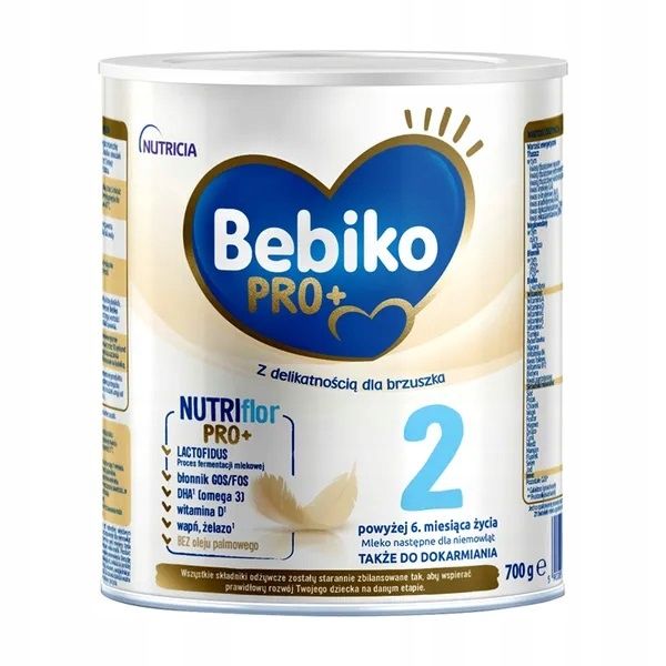 BEBIKO PRO+ 2 MLEKO NASTĘPNE PO 6m+ 700g zdjęcie 2