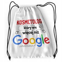 Plecak Dla Kosmetologa Sportowy Szkolny Worek Z Nadrukiem Ze Zdjęciem