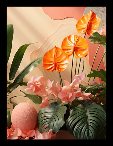 Plakat 15x20cm Pomarańczowy Raj na Arena.pl