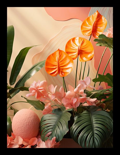 Plakat 15x20cm Pomarańczowy Raj zdjęcie 2