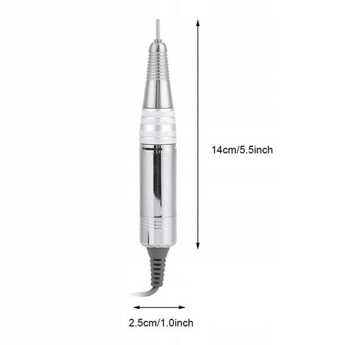 Rączka Prostnica do frezarki biało-srebrna na Arena.pl
