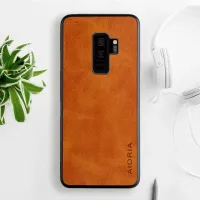 Etui AIORIA Vintage LEATHER do Samsung Galaxy S9 Plus pomarańczowy