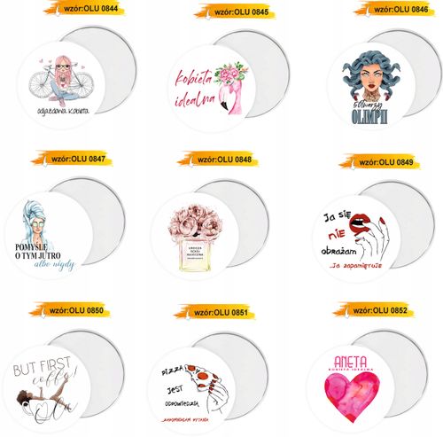 LUSTERECZKO LUSTERKO prezent dla DZIEWCZYNY DUŻO WZORÓW PERSONALIZOWANE na Arena.pl