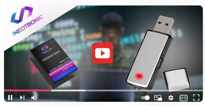 MINI DYKTAFON SZPIEGOWSKI PODSŁUCH PENDRIVE DYSKRETNY REJESTRATOR USB 32GB zdjęcie 2