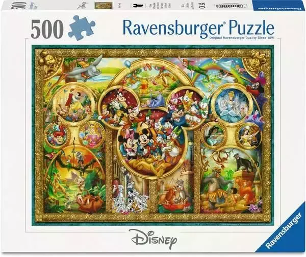 Puzzle 2D: Świat Disneya 500el zdjęcie 1