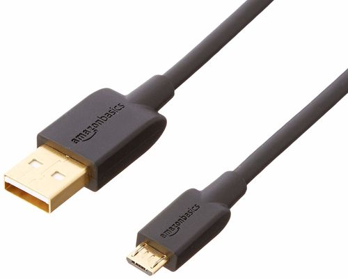 AmazonBasics 7A82V4 kabel USB 0,9 m USB 2.0 USB A Micro-USB B Czarny na Arena.pl