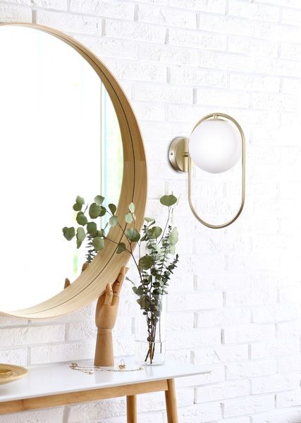 Cordel kinkiet 1x28W G9 ring mosiądz zdjęcie 8