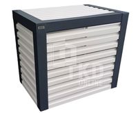 Osłona klimatyzatora - pompy ciepła 90x50x110 cm biały TKD168