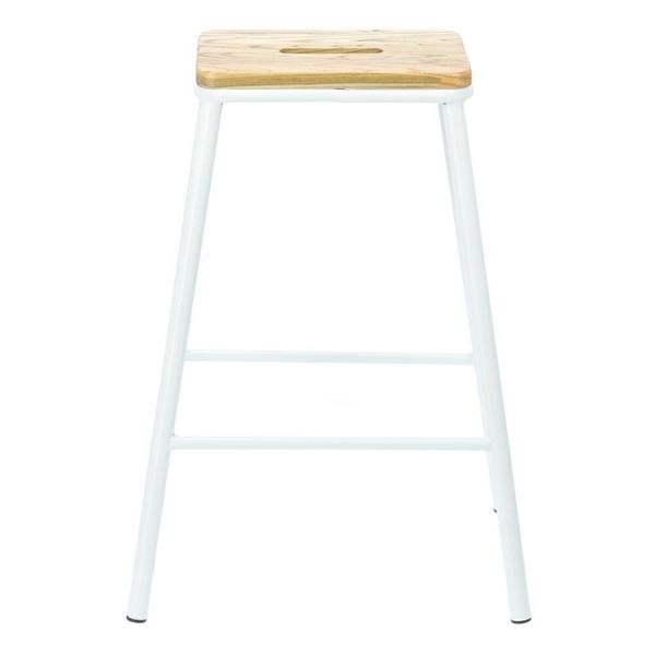 Stołek barowy Seattle White zdjęcie 2