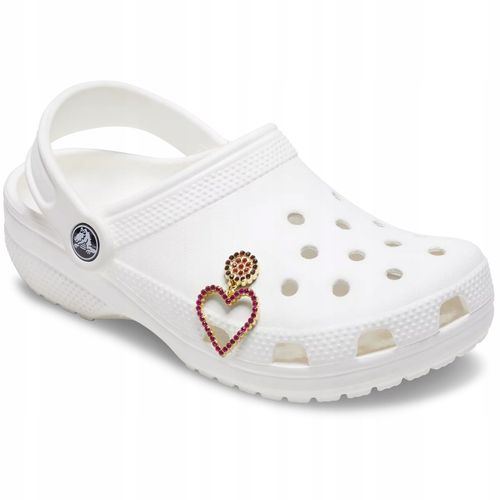 Przypinka Crocs Jibbitz Pin Do Butów Pink Beaded Heart na Arena.pl