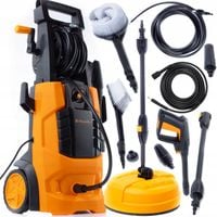 MOCNA MYJKA CIŚNIENIOWA RIWALL REPW180M + 3 SZCZOTKI + WAŻ DO