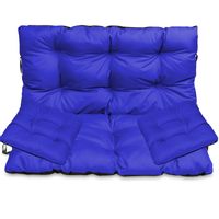 Poduszka na ławkę huśtawkę 100x60x50 +2x45/45 chab