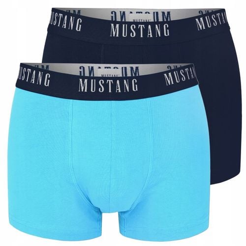 Mustang Bokserki Męskie 4 sztuki Zestaw Bawełna Logo Kolor Rozmiar L na Arena.pl