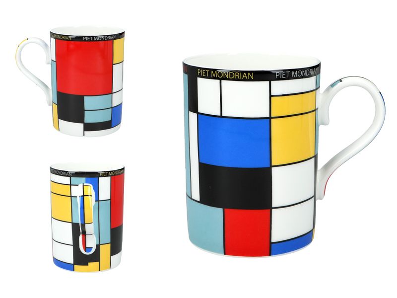 Kubek - P. Mondrian, Composition A (CARMANI) zdjęcie 2
