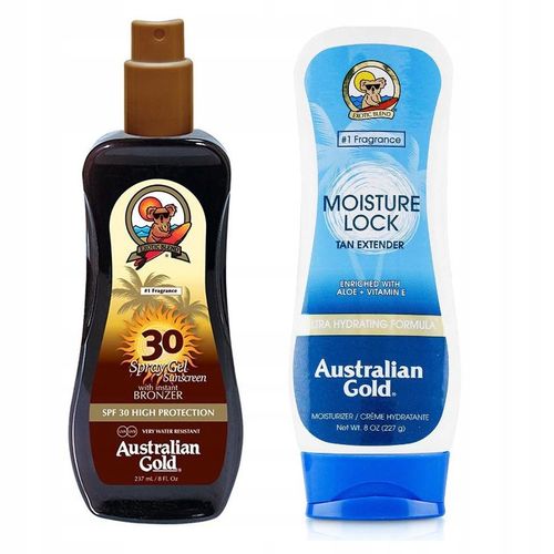 AUSTRALIAN GOLD Spray bronzer SPF30 + Moisture Lock 237ml na Arena.pl