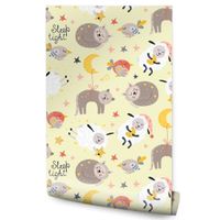 Tapeta Ozdobna Dla Dzieci Śpiące ZWIERZĄTKA Owce