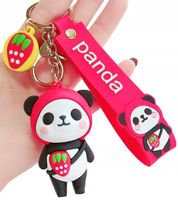 Brelok do kluczy do Torebki zawieszka panda misio  F30_Czerwony
