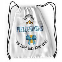 Plecak Pielęgniarki Sportowy Szkolny Worek Torba Z Nadrukiem Ze Zdjęciem